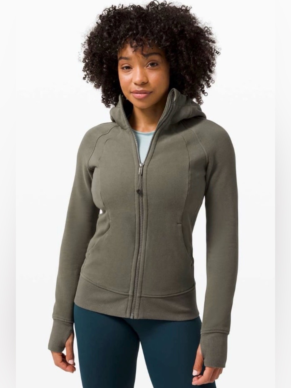Lululemon✨Scuba Full-Zip Hoodie✨Army Green💚